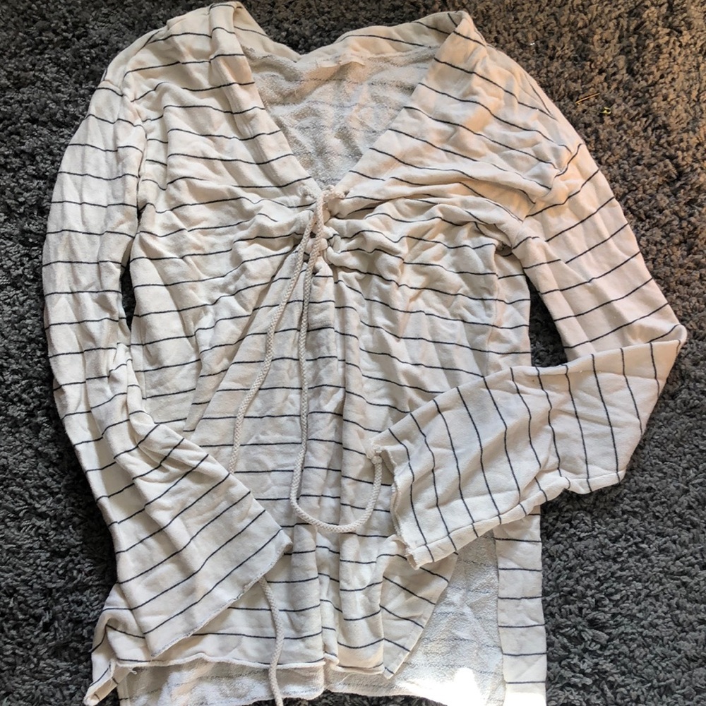 💛 Striped Sweatshirt Tunic